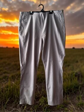 Ricki's Light Grey Flat Front Stretchy Pants